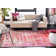 Riebe Abstract Red Area Rug