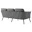 Ensemble de canapé modulaire d'extérieur en aluminium 6 pièces Stance par Modway-1761203636-1761203642