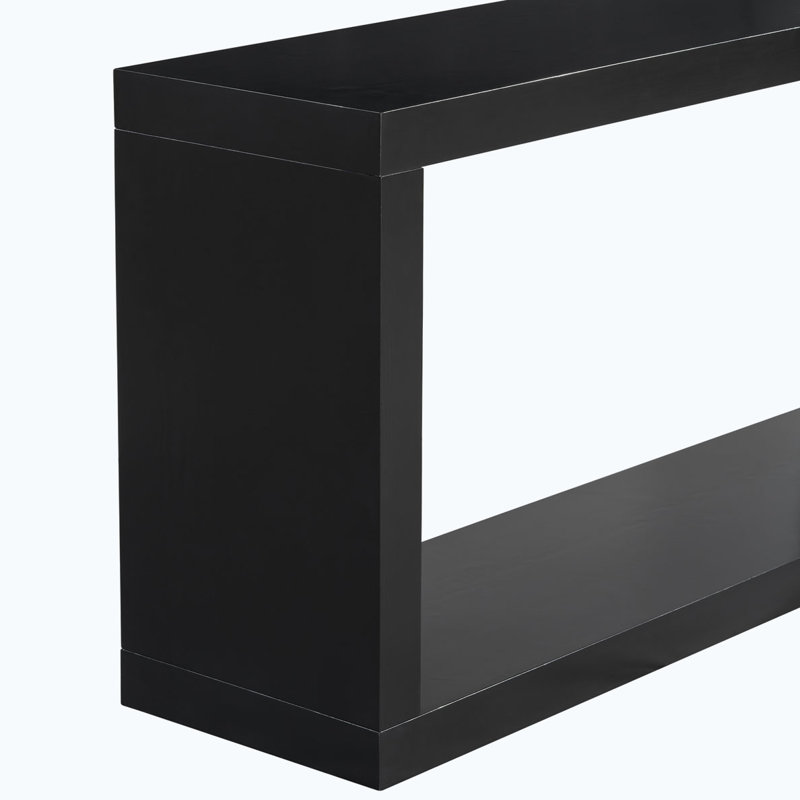 Console en bois, Noir, noir, noir, noir