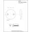 Façade de baignoire 3-1 / 8 "à deux trous et vis-21698812