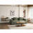 MDF Console Table, Big Side Table, Walnut Tempered Glass Desk,Entry Table