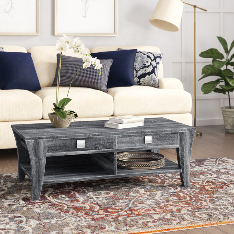 Four Leg Coffee Table with Storage