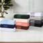 Davis Larissa Cotton Medium Weight Geometric Border 3 PC Assorted Towel Set-1579666925