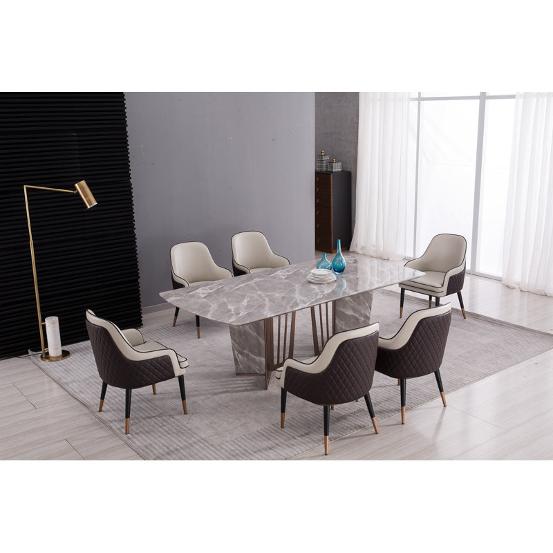 Fauteuil rembourré gris clair Tewksbury