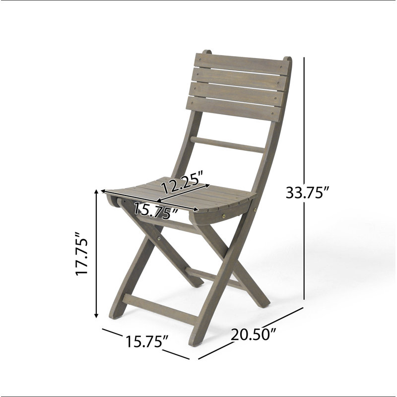 POSITANO 4 PIECE FOLDABLE CHAIR