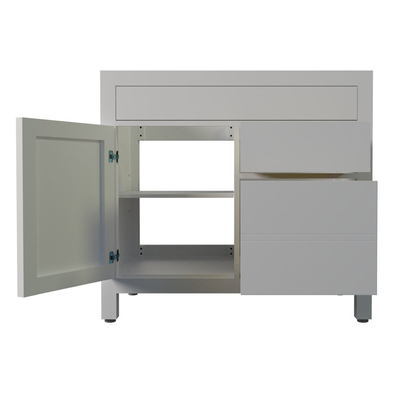 Dayton 36 " Single Bathroom Vanity Base, White