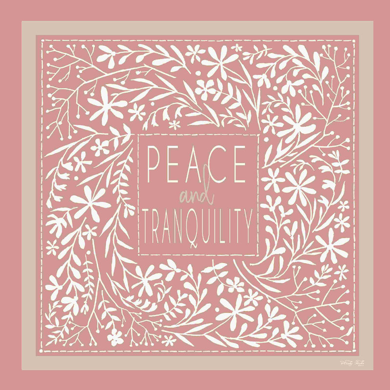" Peace And Tranquility " by Cindy Jacobs, 12" W x 12" H