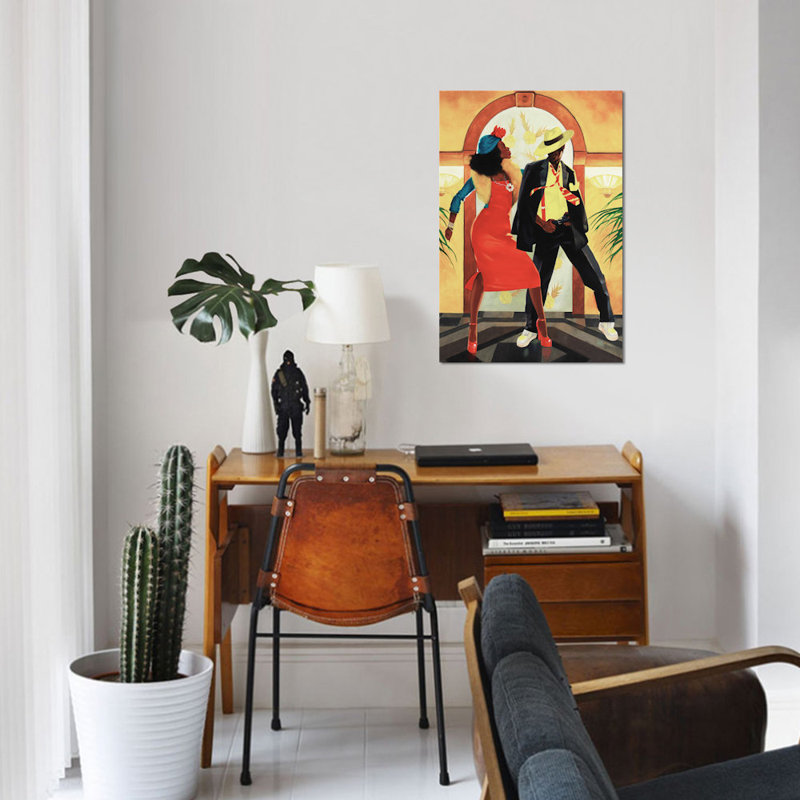 «Night Out I», impression sur toile, H 26 po x l 18 po x P 1,5 po, Toile tendue, Pas de tapis