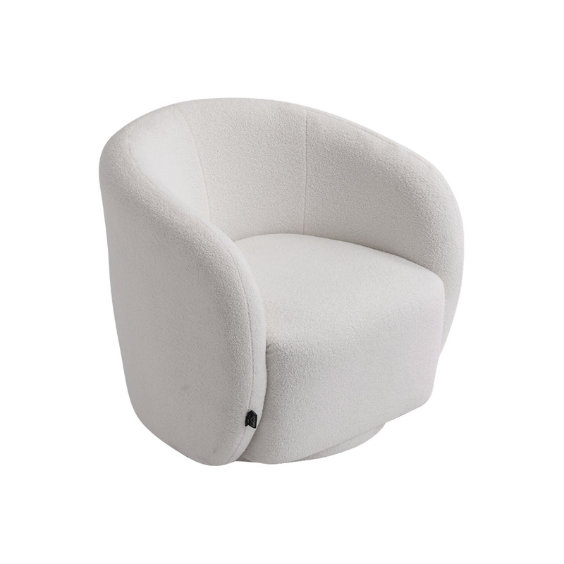 Upholstered Swivel Armchair