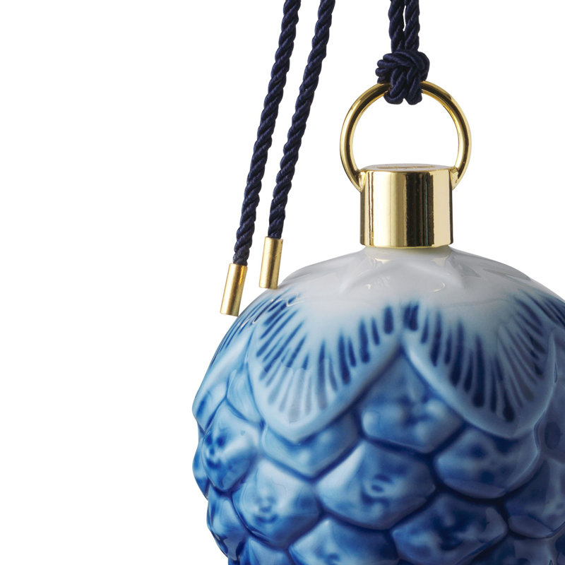 Blue Collectibles Pinecone Holiday Shaped Ornament
