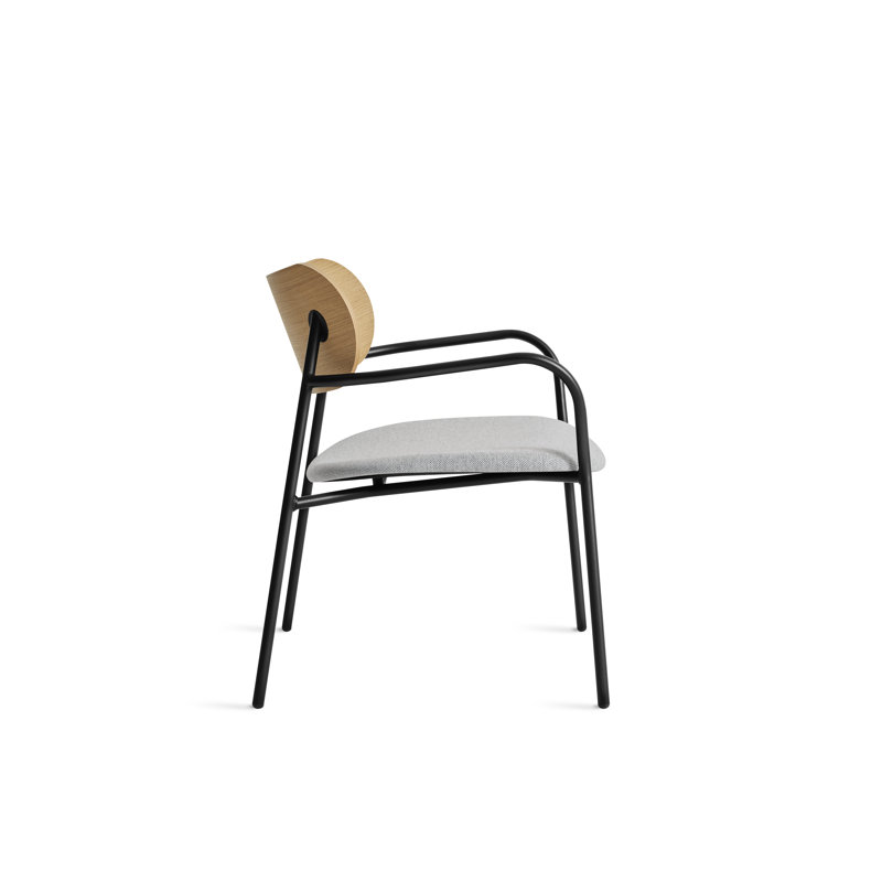 SideBySide Armchair, Maharam Mode in Intaglio Crossweave