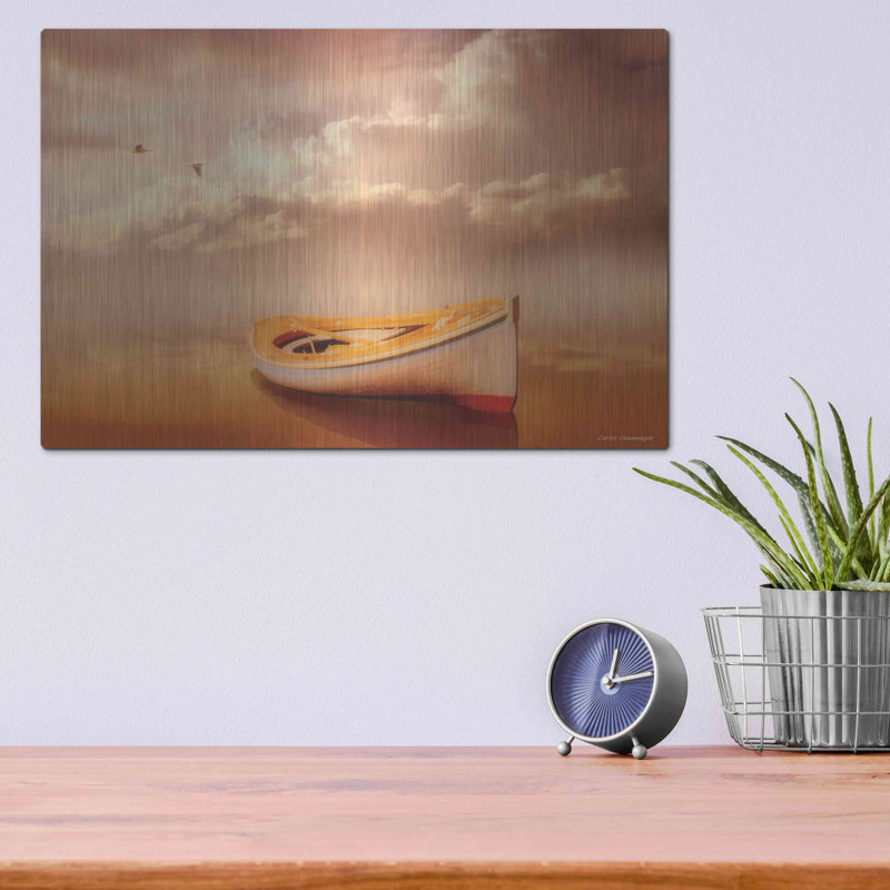 «Hazy Summer Evening» par Carlos Casamayor, art mural en métal, H 12 po x l 16 po
