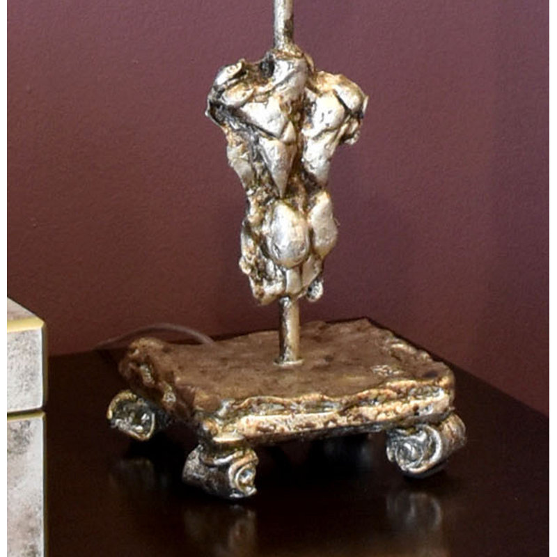 Fragment 40" Table Lamp, Silver