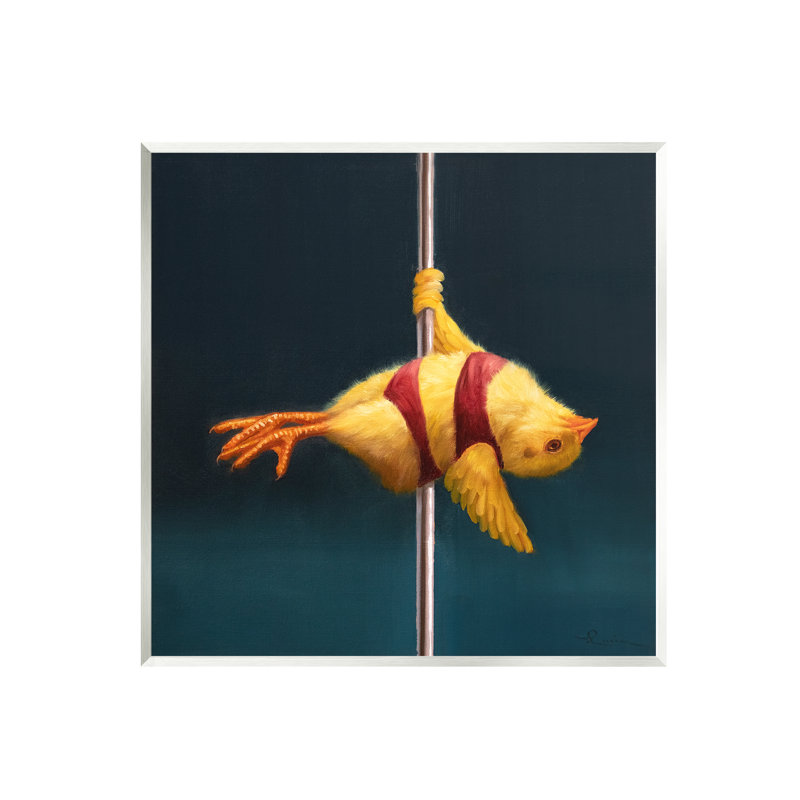 Az-011 - Pole Dancing Chick par Lucia Heffernan, H 12 po x l 12 po x P 0,5 po