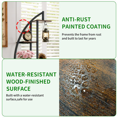 Support vertical pour plantes vertical en métal