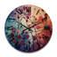 Horloge murale en bois massif Mirzhan-220784473