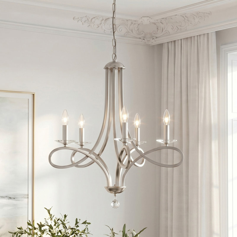 5-Light Candle Style Classic/Traditional Chandelier