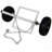 Heavy-Duty Log Dolly,Log Holder,White