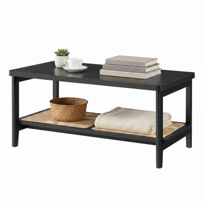 Alaura Coffee Table with Storage Shelf