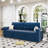 83" Queen Size Futon Sofa Bed, Loveseat Sleeper Sofa Pull Out Floor Couch For Bedroom/Apartment-264598174