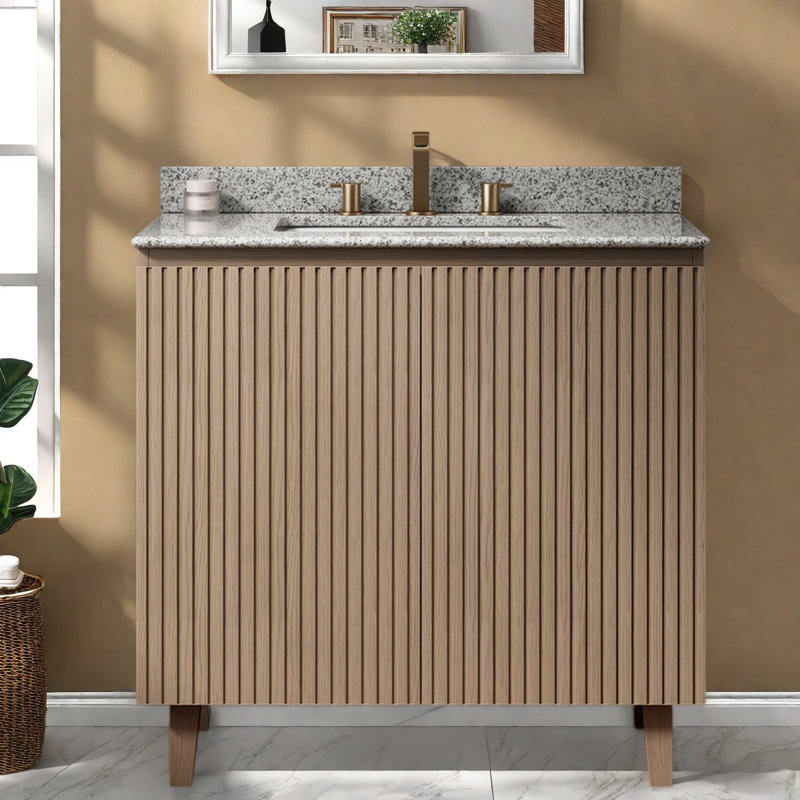 Meuble-lavabo avec rangement, 35.83
