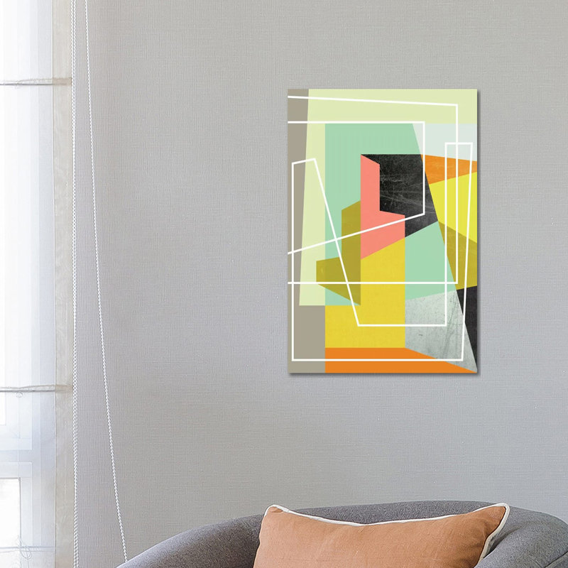 Color Block II by Susana Paz - Wrapped Canvas Gallery-Wrapped Canvas Giclée, 66.04 cm H x 45.72 cm W