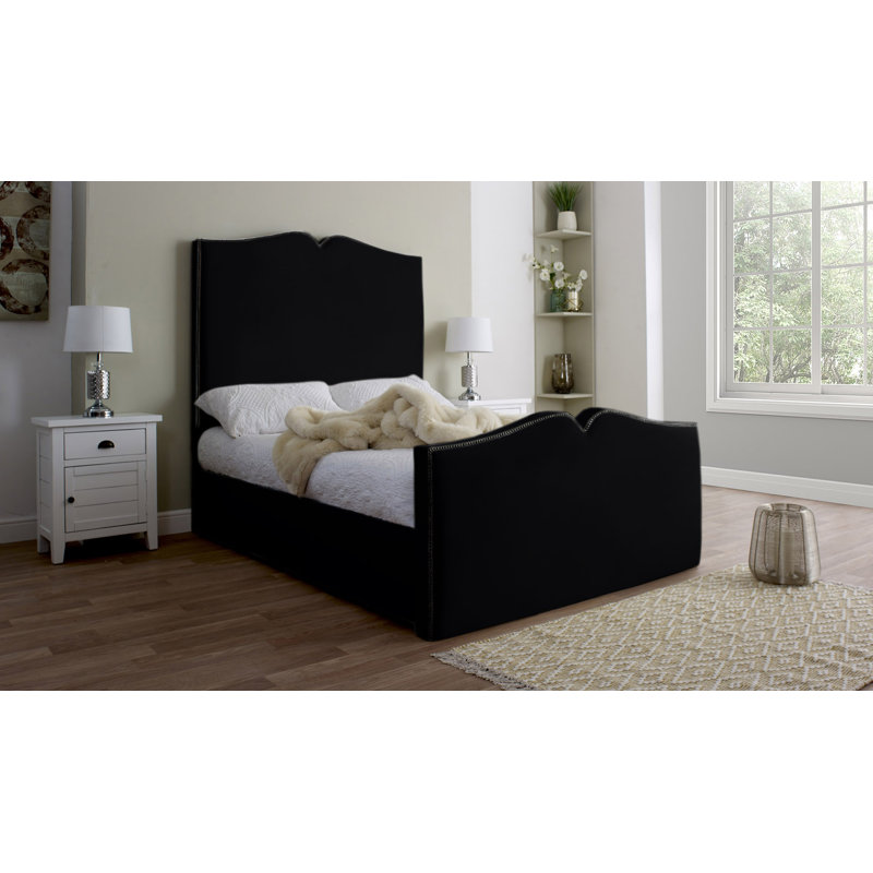 Annamolly Upholstered Bed, Full, Black