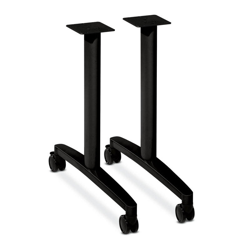 Table de formation avec roulettes Huddle, Maille argent
