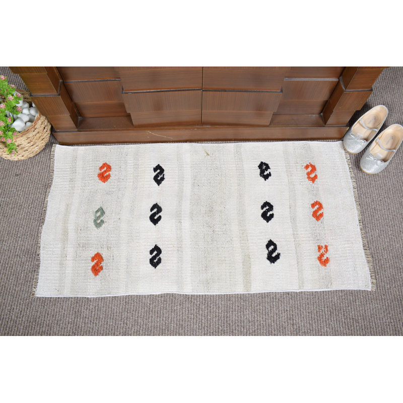Tapis décoratif à motifs géométriques respectueux de l'environnement fabriqué à la main en Turquie