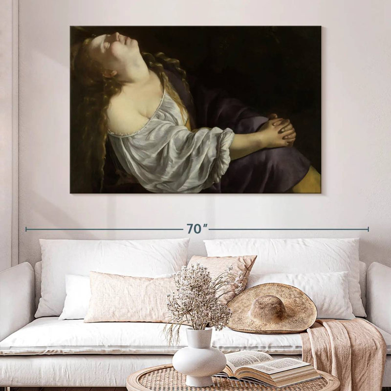 Adella Mary Magdalene In Ecstasy 1611, 34" H x 51" W