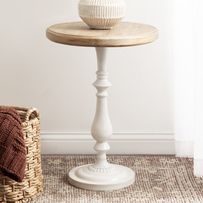 Table de bout en bois et métal
