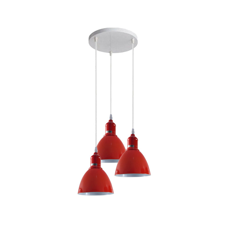Appleby 3 - Light Cluster Pendant, Yes, Red