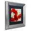 «Coquelicots Rouge I» par Jadaya, impression encadrée-20093545-20093547-118194351