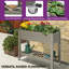 Lit de jardin surélevé en résine l 43,3 po x H 34,1 po Alfonsa-234580882