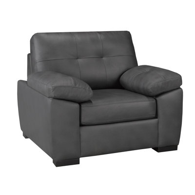 Fauteuil capitonné en polyester 44 po
