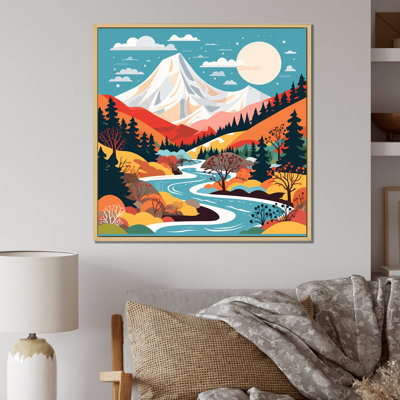 Lumineux Colorado Winter Peaks I - fruits, art mural