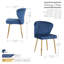 Yokley 50cm H Velvet Upholstered Side Chair-1837619356