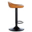 Linndale Swivel Upholstered Adjustable Height Counter Stool with Metal Frame-251424665
