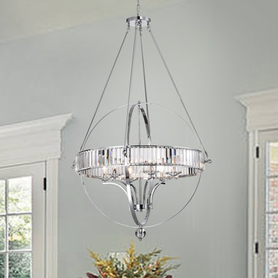 Kaecyn 6 - Light Dimmable Round / Oval Chandelier