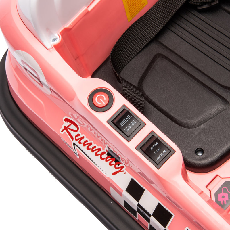 Kart 1 place pour tout-petits 6V Freddo, Rose
