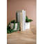  2 x 2 pots de serre-livres décoratifs en béton blanc, H 4 po