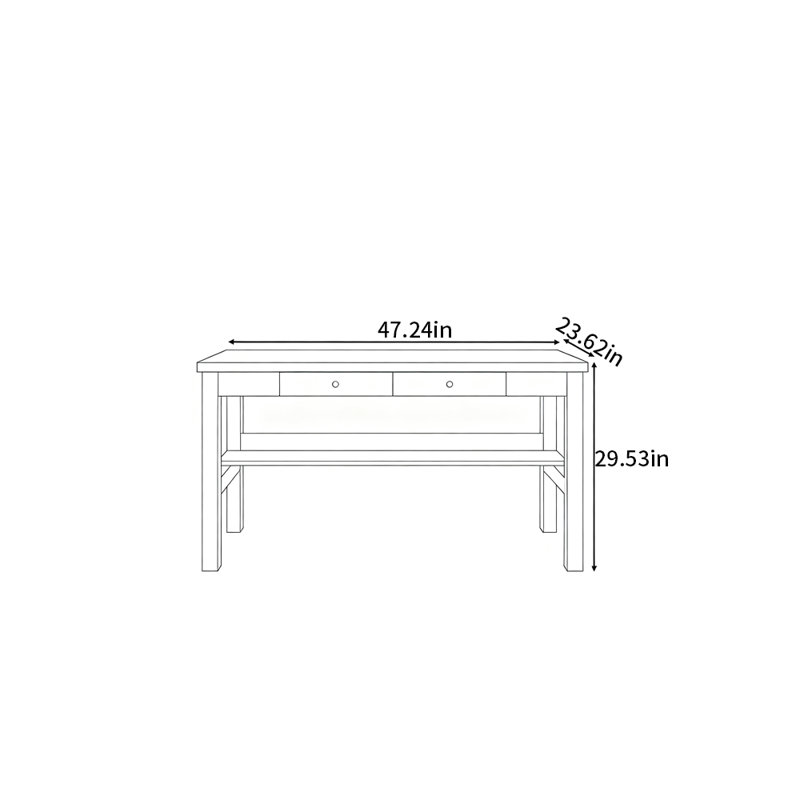 Chaise Chairez, H 29,53 po x l 47,24 po x P 23,62 po