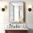 Recessed Framed Medicine Cabinet Mirror with 2 Adjustable Shelves-1295011296