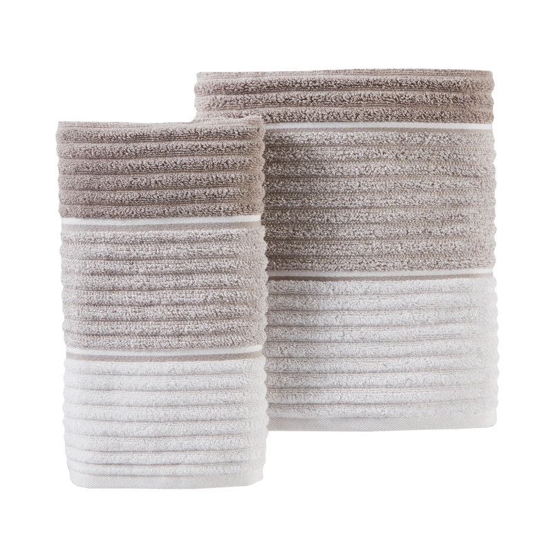 Kerley Cotton Plush Hand Towel, Taupe