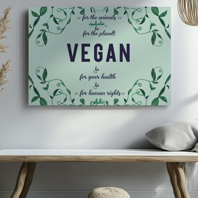 Sur toile, un design minimaliste présente un fond vert pastel doux, où l'art mural délicat est dessiné à la main sur des feuilles vertes