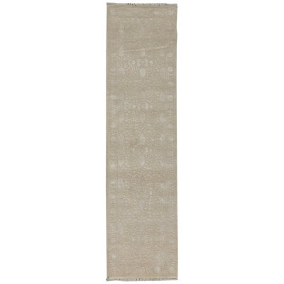 Floral Area Rug in Gray