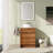 Matesha 23.67'' Single Bathroom Vanity with Sintered Stone Top