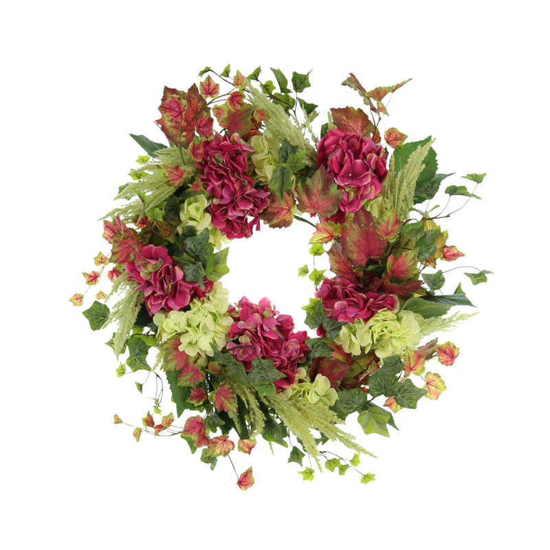 Hydrangea And Ivy Wreath