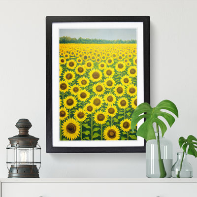 Sunflower Field Painting Vol.3 1 Piece Wall Art