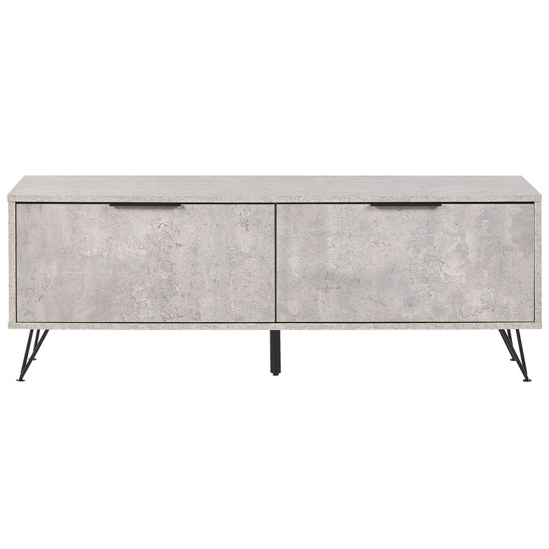 Alfonsas Unfinished TV Stand for TVs up to 58", Grey